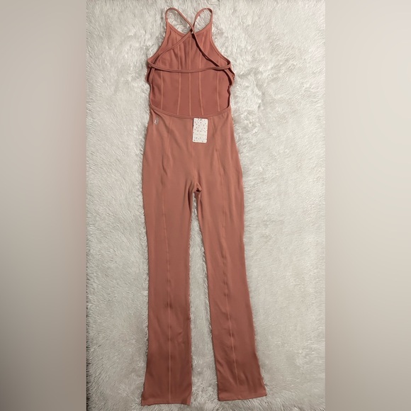 Free People Movement High Neck Backless Jumpsuit - Picture 15 of 17